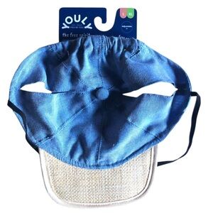 NWT Youly mixed media dog hat cap L/XL
